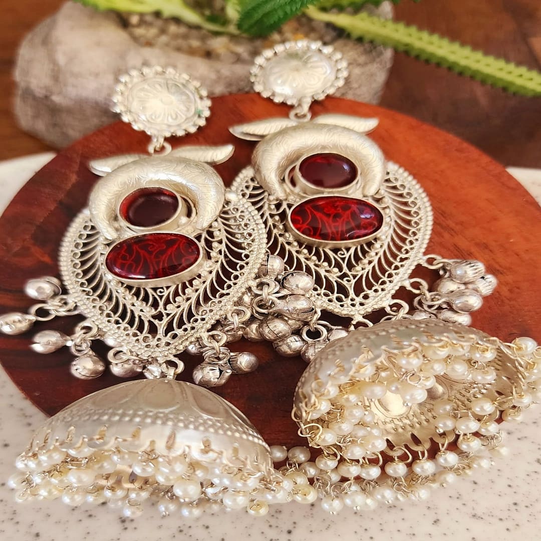 Statement Earrings Jhumka Style